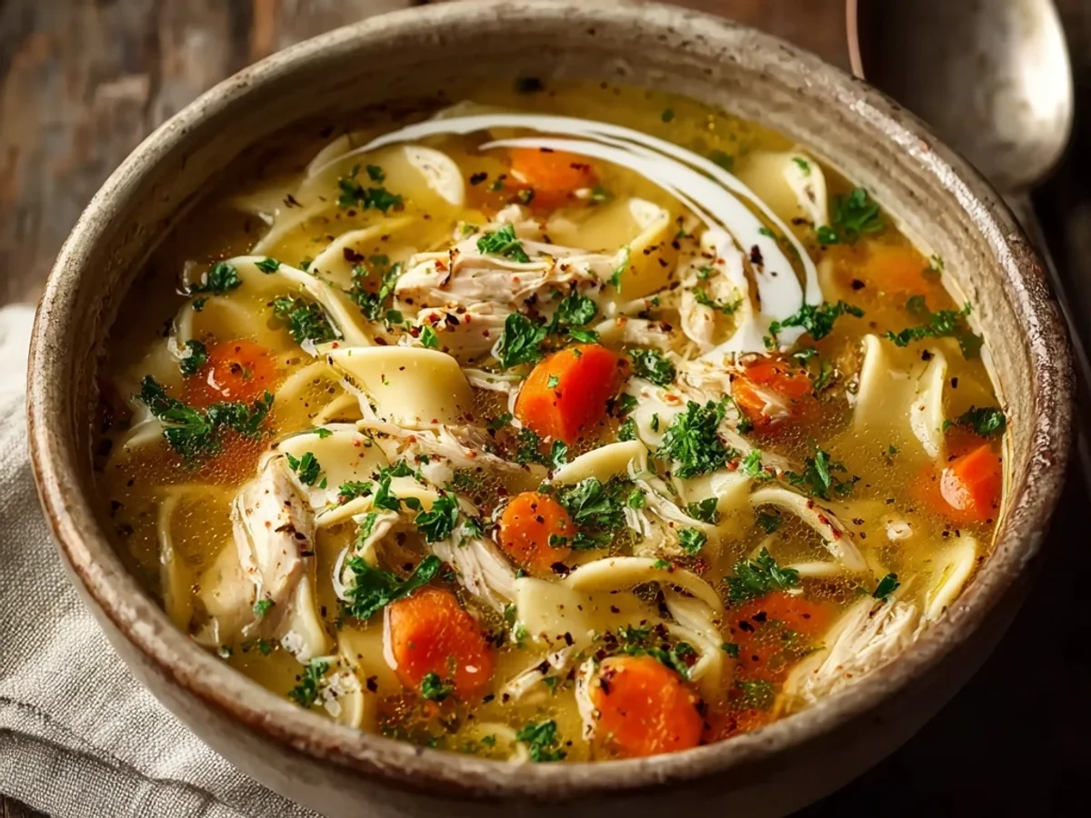 Homestyle Chicken Noodle Soup: A Comforting Classic - Featured Image