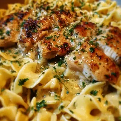 Homestyle Chicken with Buttered Noodles Recipe