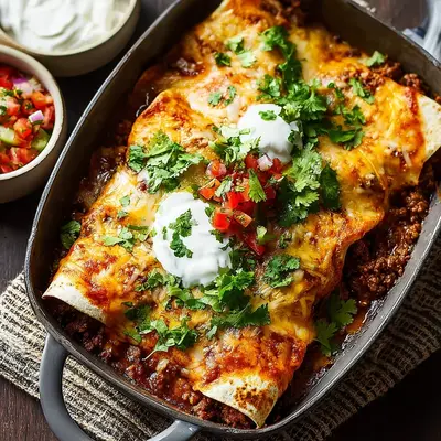 Homestyle Ground Beef Enchiladas: Simple & Hearty