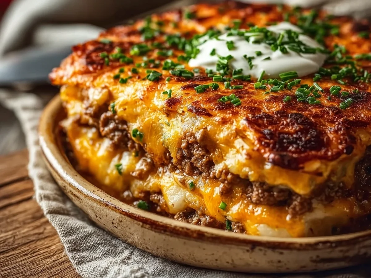 Homestyle Hamburger Supreme Casserole: Easy Weeknight Dinner - Featured Image