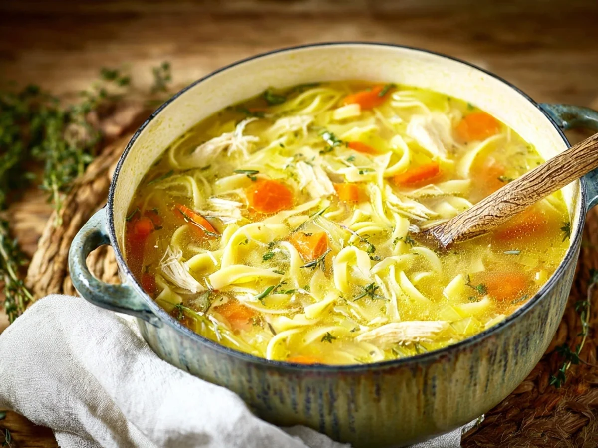 Homestyle Healing Chicken Noodle Soup: A Comforting Bowl - Featured Image
