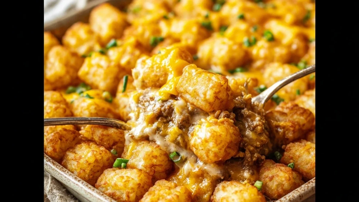 Homestyle Tater Tot Casserole Recipe: Cheesy Dinner Magic