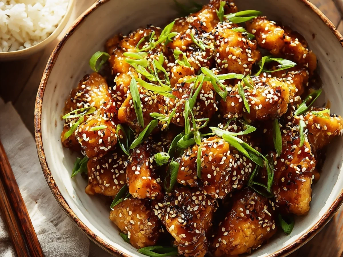 Honey Sesame Chicken Recipe: Sticky, Sweet & Savory Dinner - Featured Image