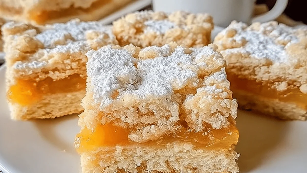 Irresistible Apricot Shortbread Bars Recipe