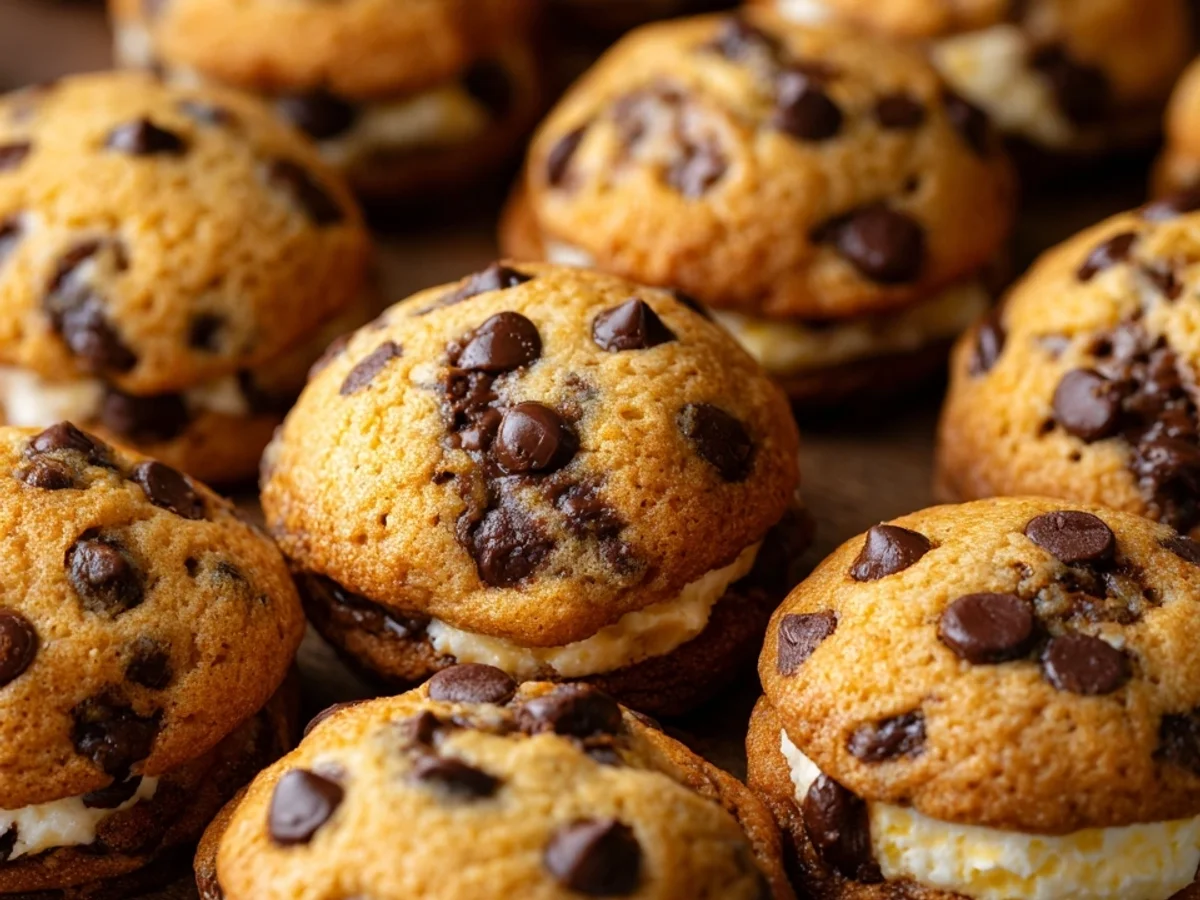 Irresistible Cheesecake Stuffed Chocolate Chip Cookies - Featured Image