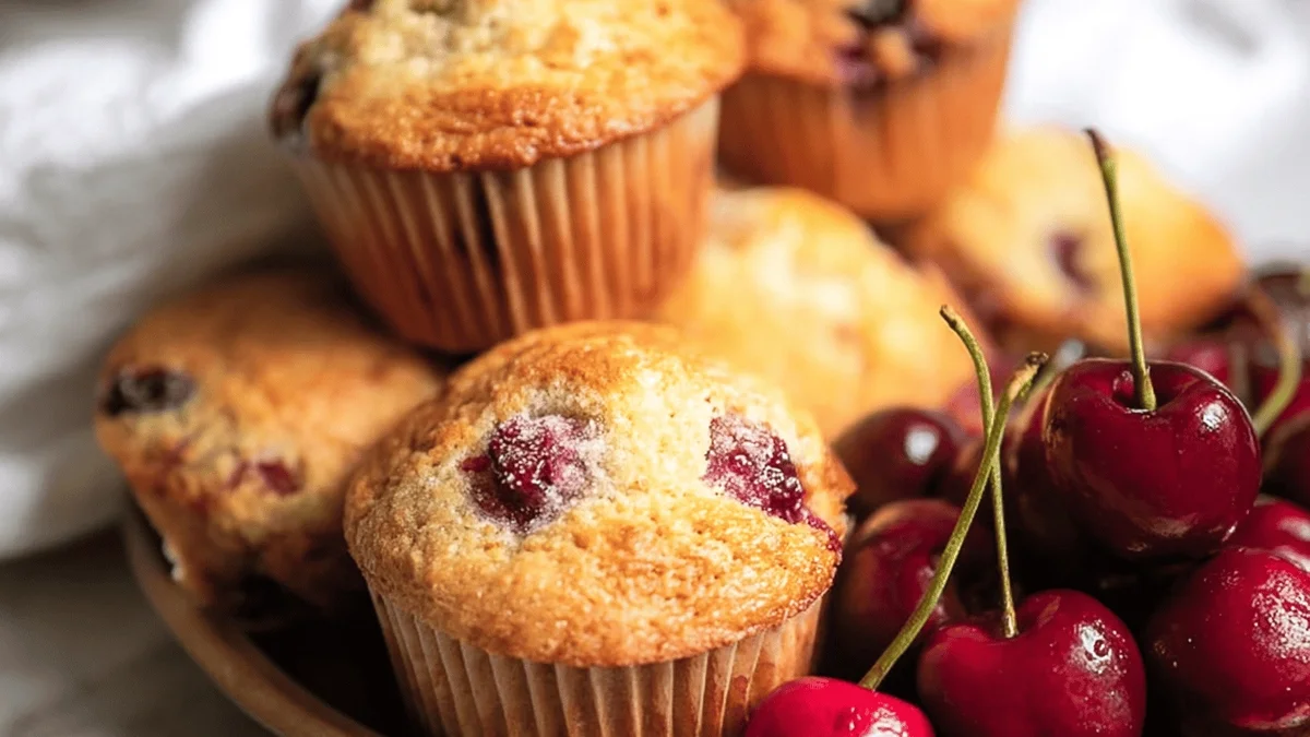 Irresistible Cherry Muffins Recipe: Sweet & Tangy Perfection