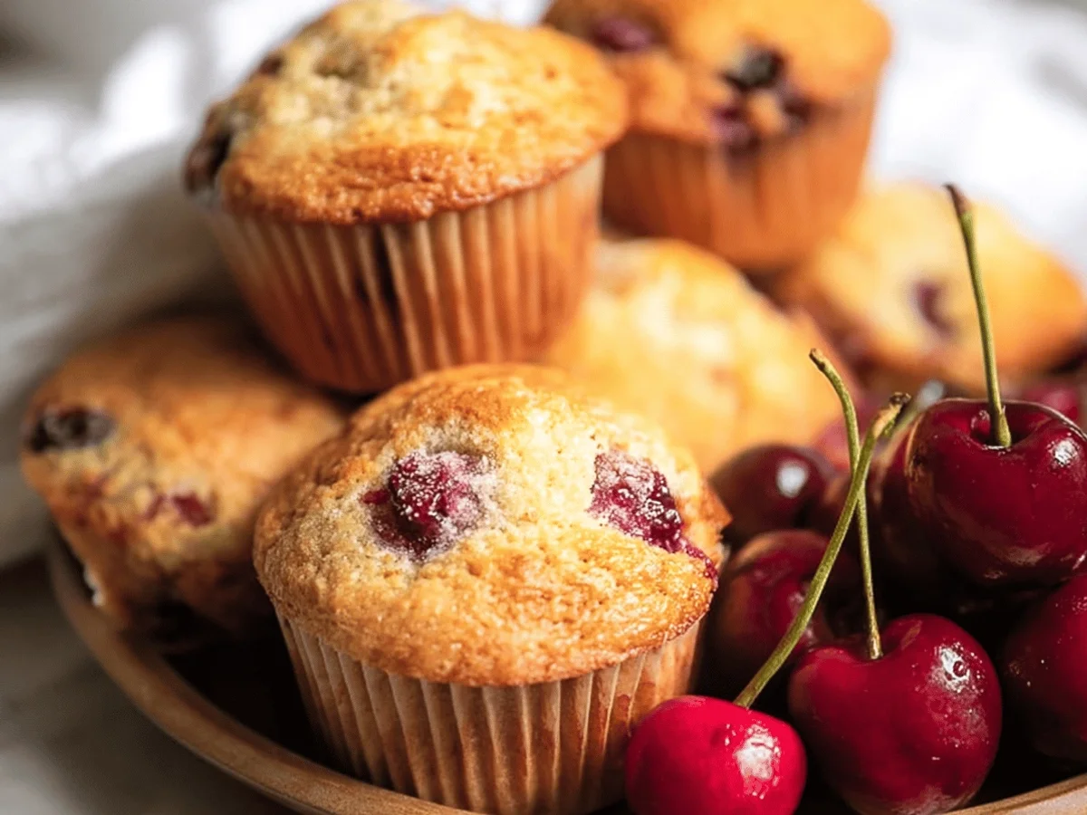 Irresistible Cherry Muffins Recipe: Sweet & Tangy Perfection - Featured Image