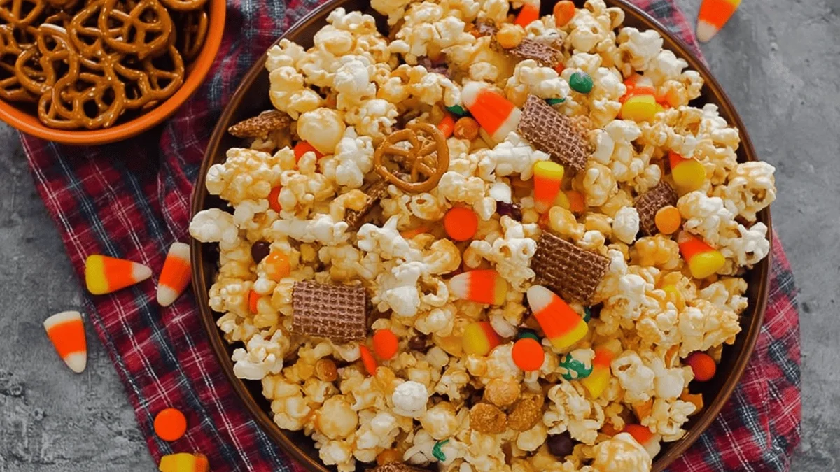 Irresistible Harvest Popcorn Snack Mix Recipe