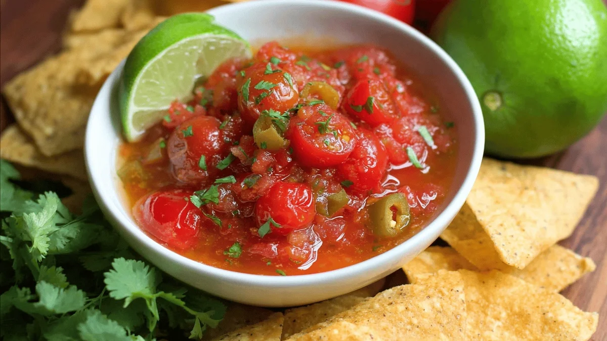 Irresistible Roasted Cherry Tomato Salsa Recipe
