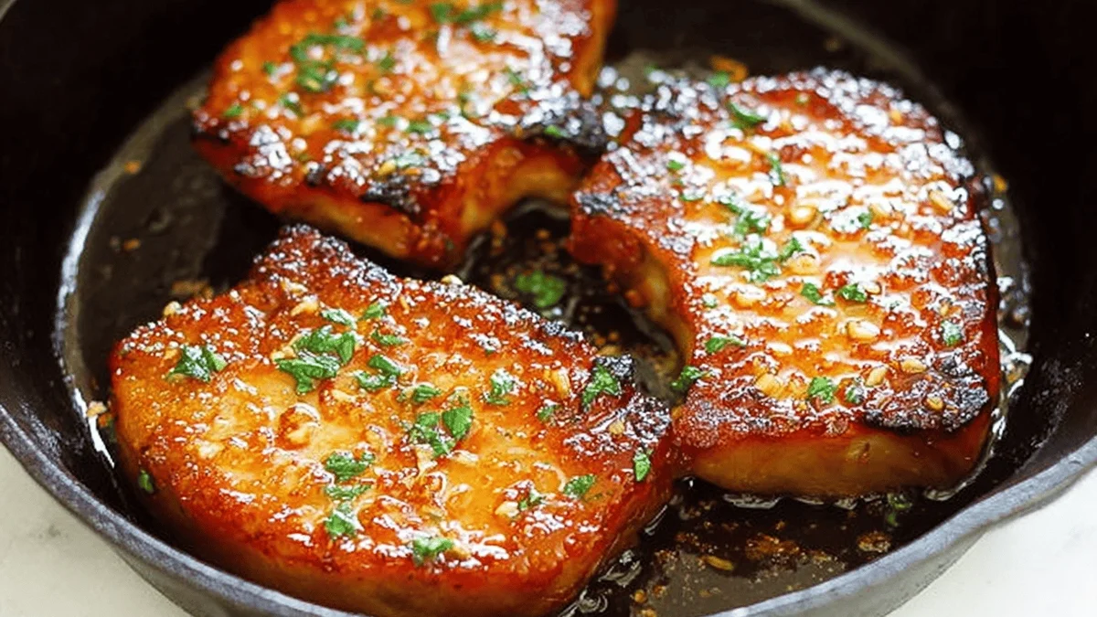 Irresistibly Juicy Honey Garlic Pork Chops for Dinner