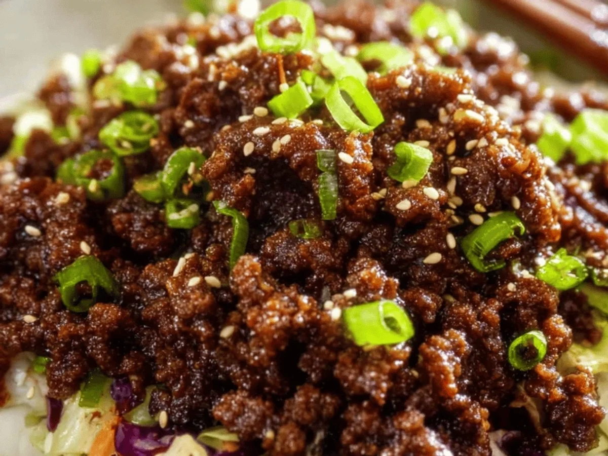 Korean Beef and Napa Slaw: My Go-To Weeknight Win! - Featured Image