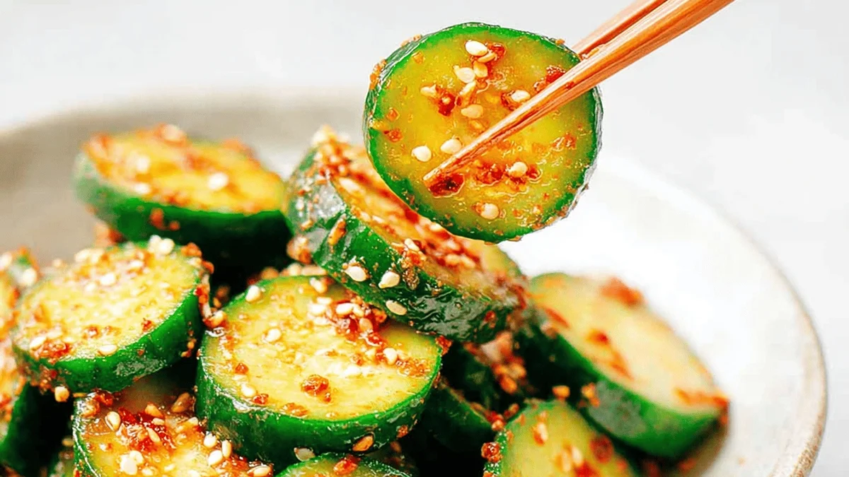 Korean Cucumber Salad Recipe - Quick & Refreshing