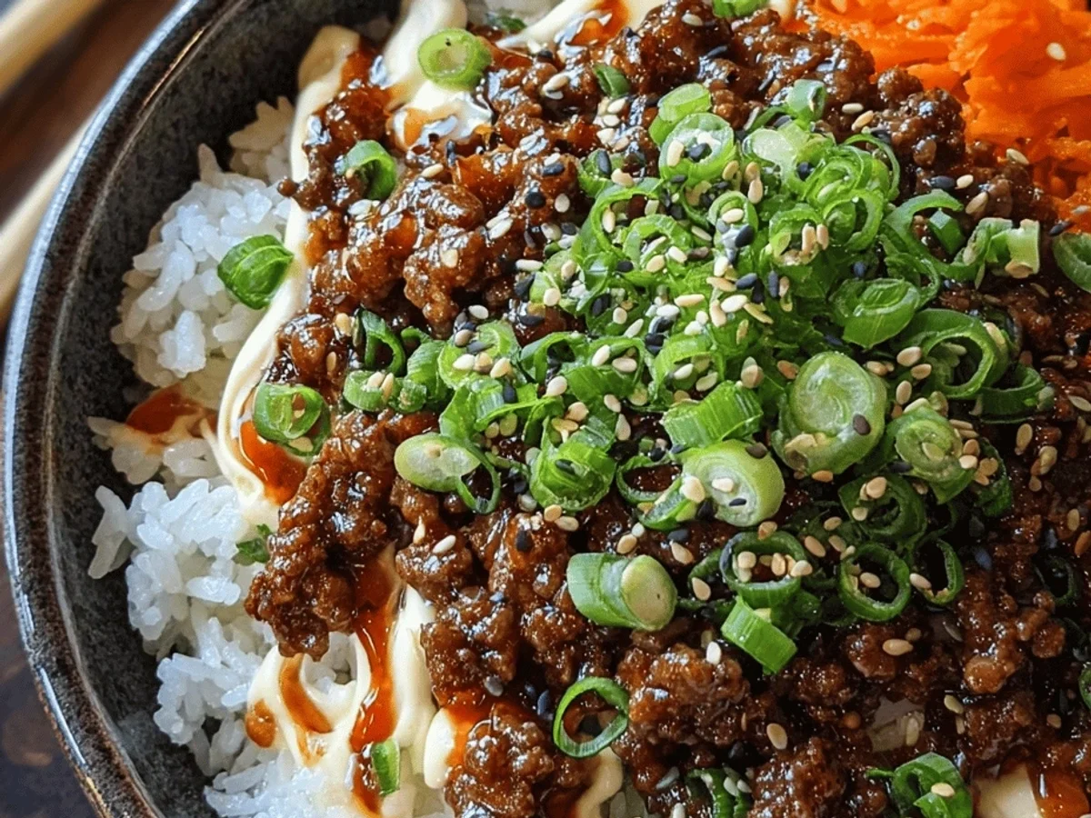 Korean Ground Beef Bowl: Quick & Delicious Weeknight Fix - Featured Image
