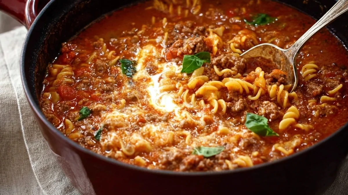 Lasagna Soup: Quick & Comforting Weeknight Meal