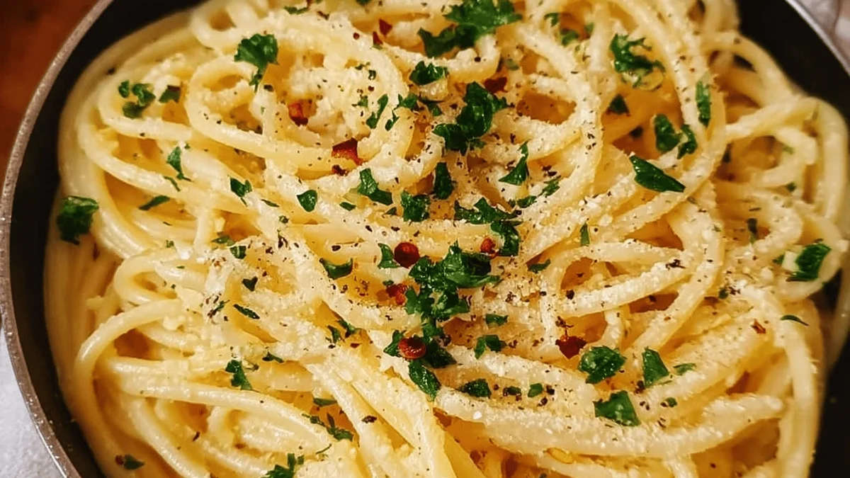Lemon Butter Garlic Pasta Recipe: Vibrant & Easy Dinner Delight