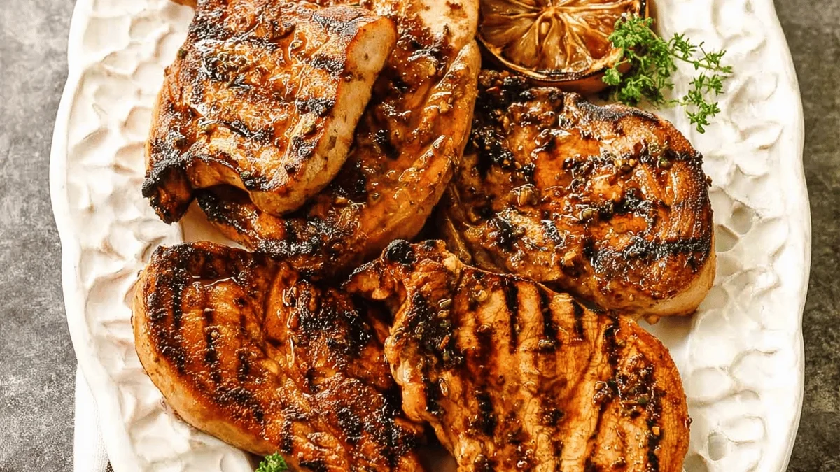 Lemon Garlic Pork Marinade Recipe