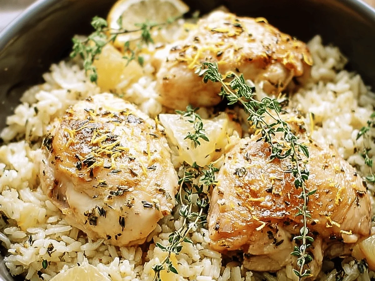 Lemon Herb Chicken Rice: My Cozy Weeknight Go-To - Featured Image