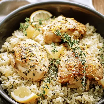 Lemon Herb Chicken Rice: My Cozy Weeknight Go-To