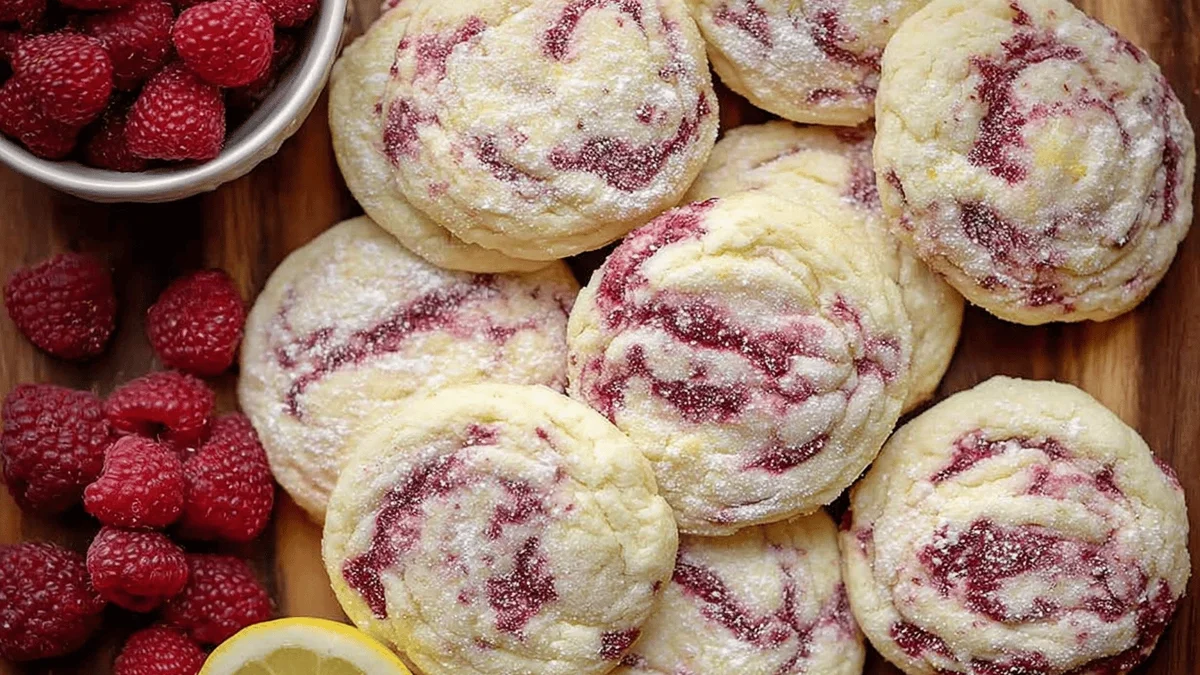 Lemon Raspberry Cookies Recipe