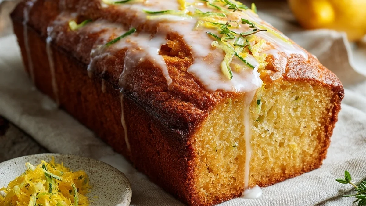 Lemon Zucchini Loaf Recipe: Bright & Tender Home-Baked Bread