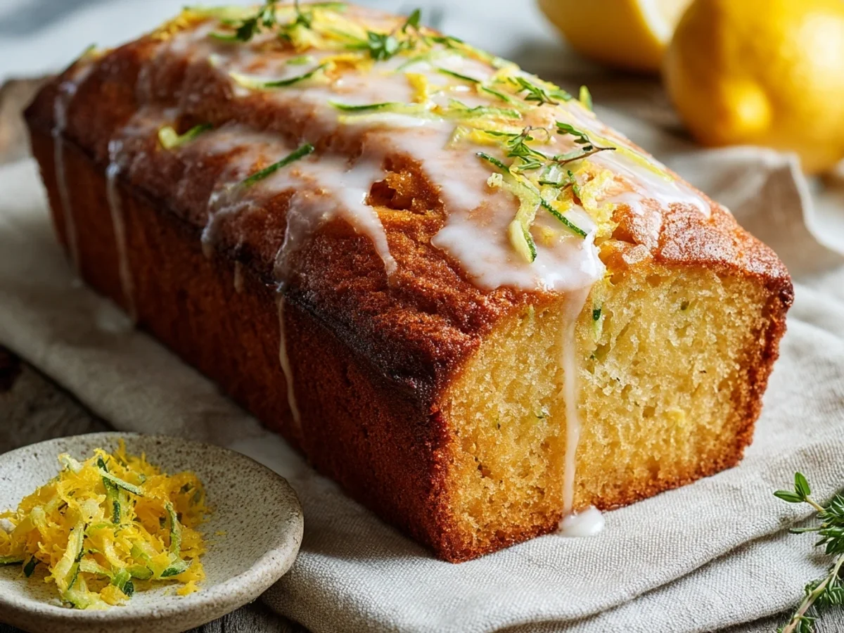 Lemon Zucchini Loaf Recipe: Bright & Tender Home-Baked Bread - Featured Image