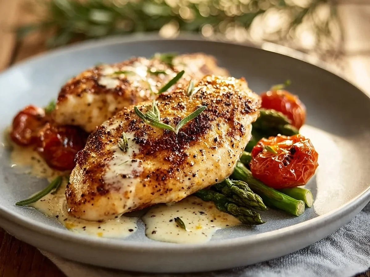 Melt-In-Your-Mouth Chicken Breast: Lemony Herb Pan Sauce - Featured Image