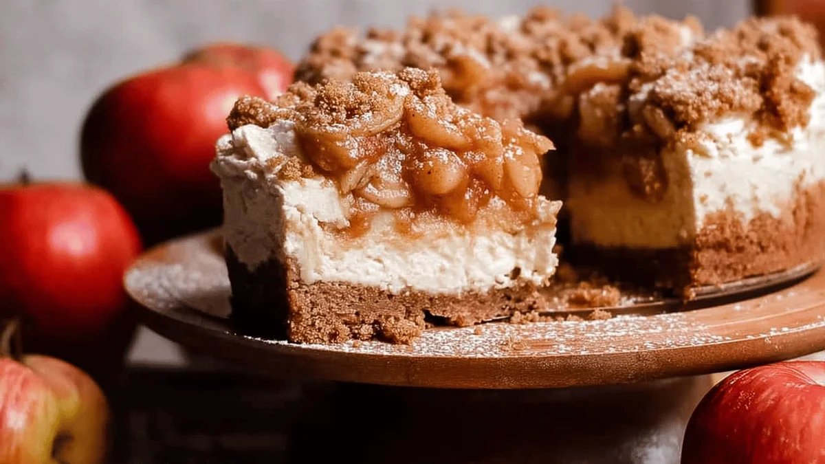 Mini No Bake Apple Cheesecakes | Easy Dessert Idea