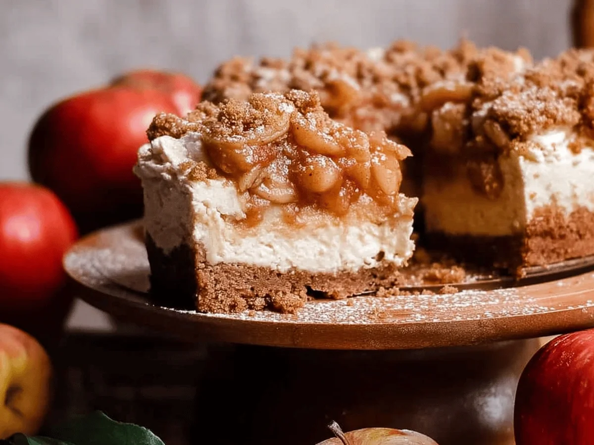 Mini No Bake Apple Cheesecakes | Easy Dessert Idea - Featured Image