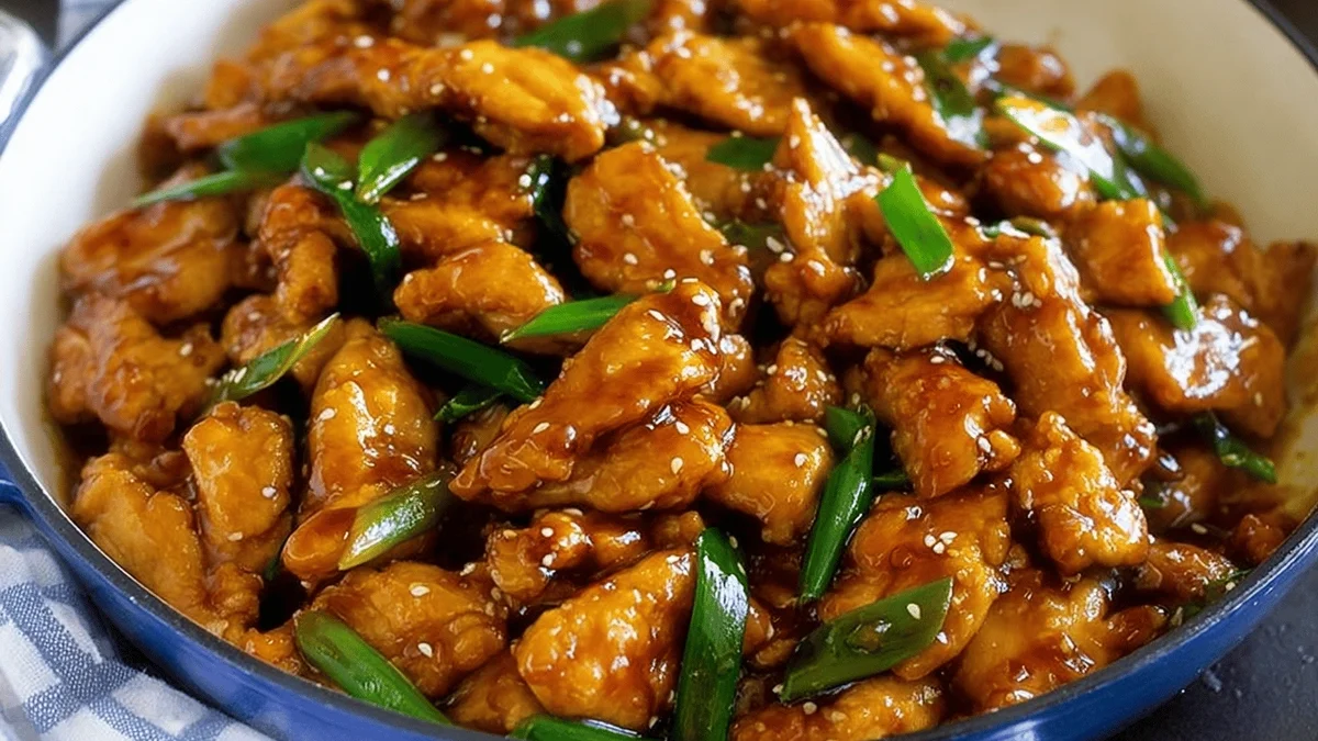 Mongolian Chicken Recipe: A Savory Dish to Savor