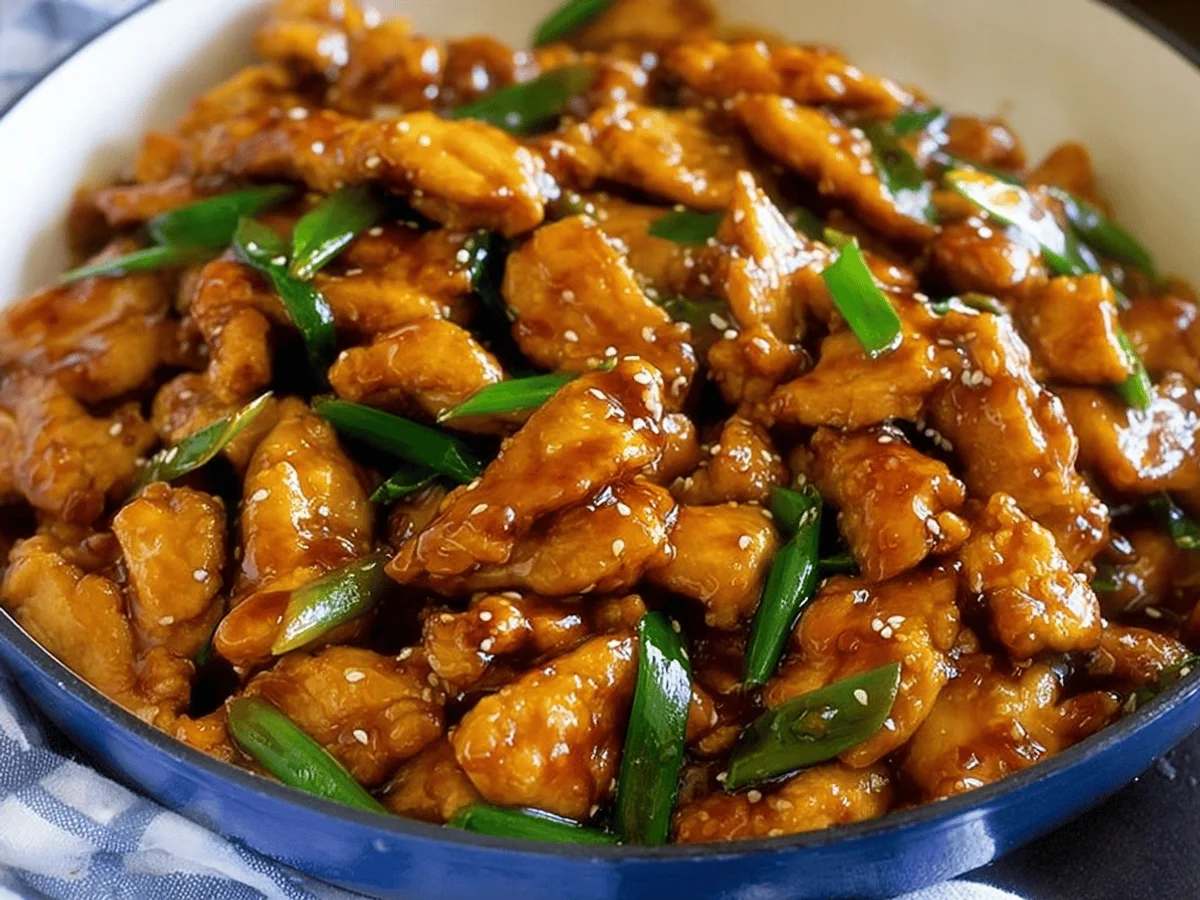 Mongolian Chicken Recipe: A Savory Dish to Savor - Featured Image