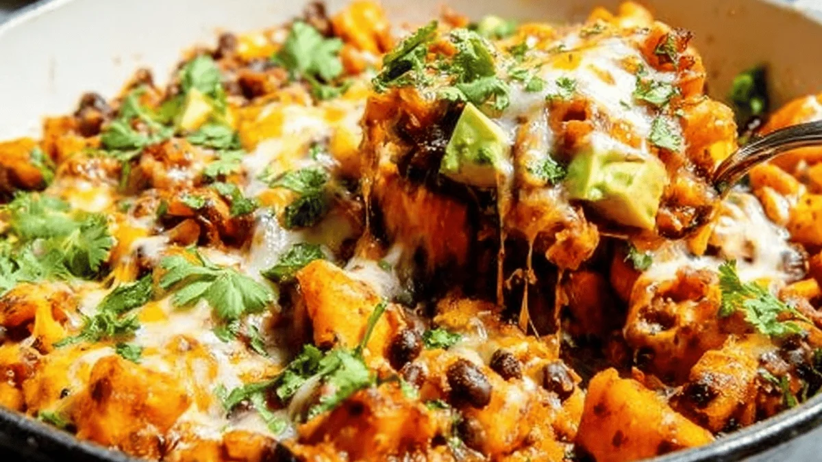 One-Pan Butternut Squash Enchilada Skillet Recipe