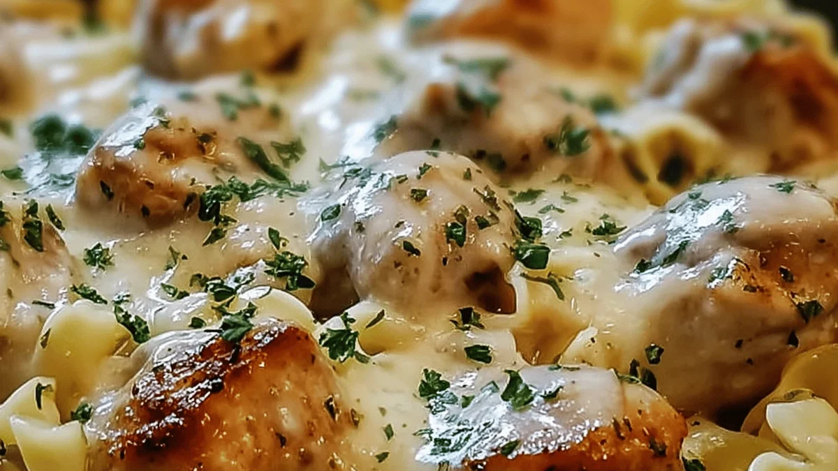 One-Pan Chicken with Buttered Noodles