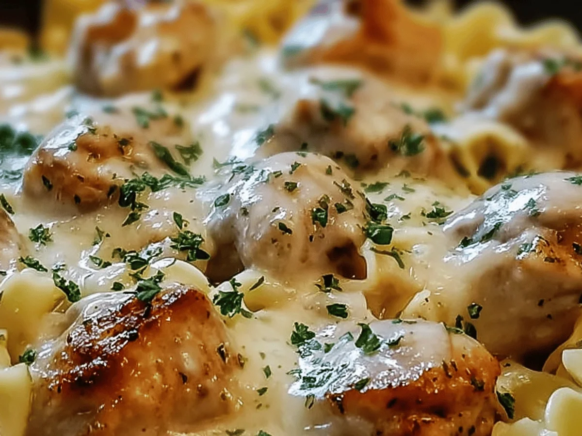 One-Pan Chicken with Buttered Noodles - Featured Image