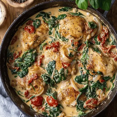 One Pan Tuscan Chicken Thighs: My Go-To Easy Weeknight Meal