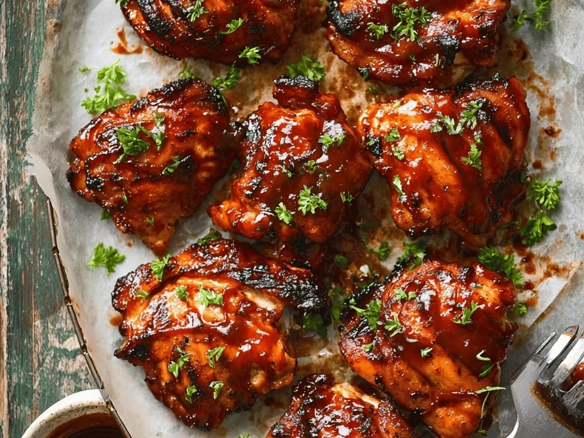 Oven Baked BBQ Chicken Thighs Recipe: Easy Comfort! - Featured Image