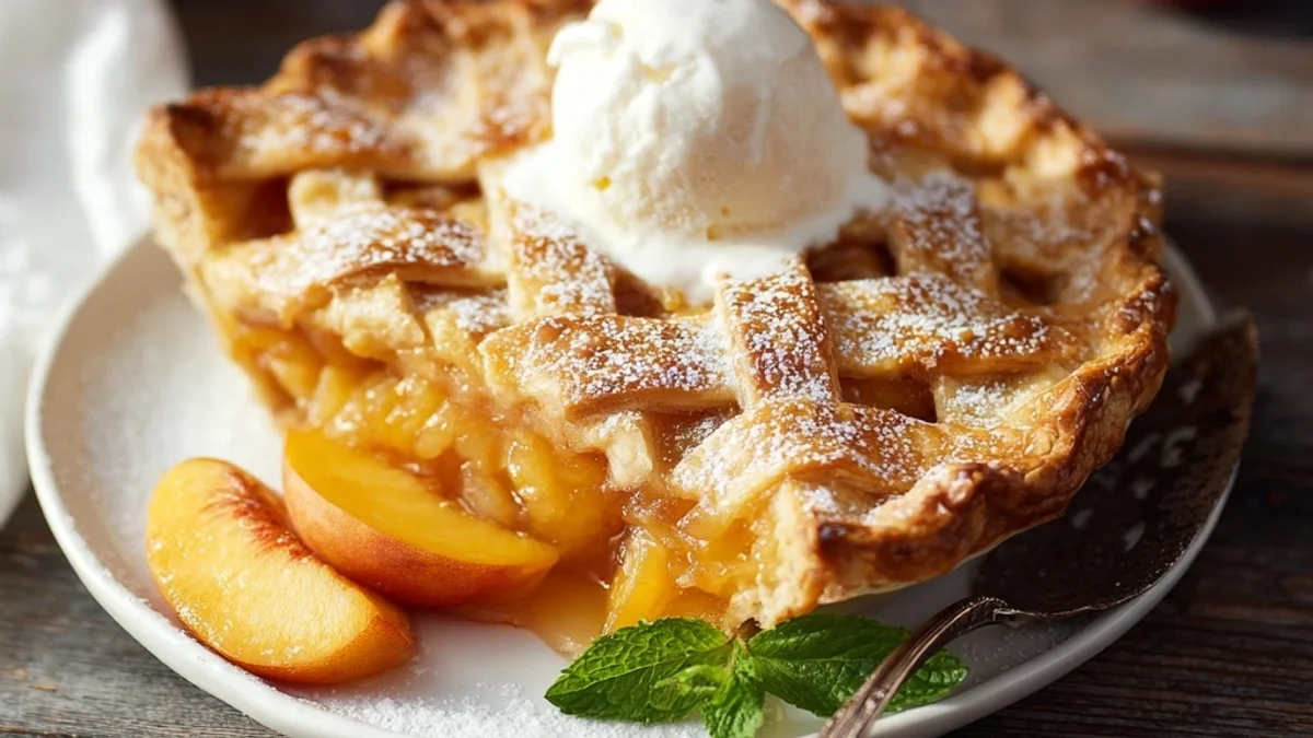 Peach Pie Secret Ingredient: My Grandma's Cardamom Twist