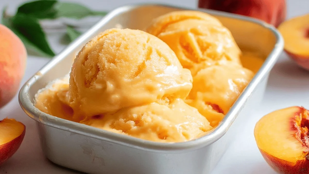 Peach Sorbet Recipe: The Ultimate Summer Dessert