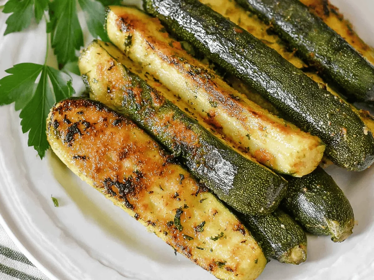 Perfectly Roasted Zucchini Recipe: Easy & Delicious! - Featured Image