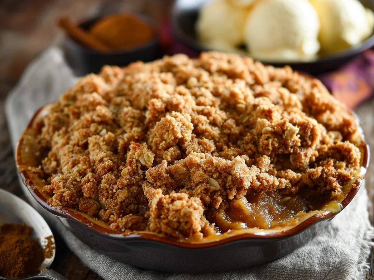 Pumpkin Pie Crisp: Golden Fall Dessert - Featured Image
