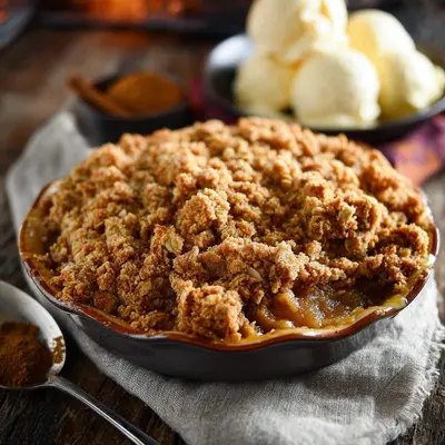 Pumpkin Pie Crisp: Golden Fall Dessert