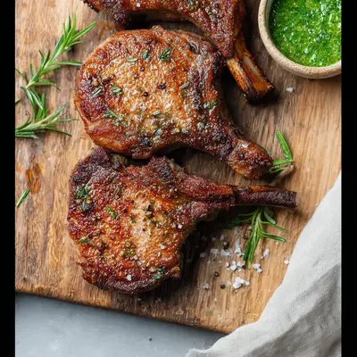 Quick Air Fryer Lamb Chops: Tender & Flavorful