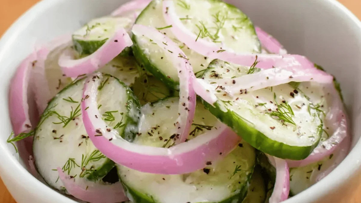 Quick and Easy Cucumber Salad Recipe
