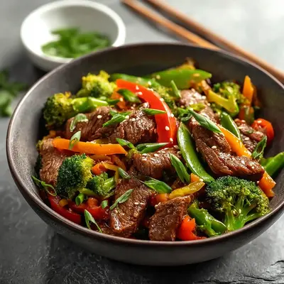 Quick Beef Stir Fry with Crisp Veggies