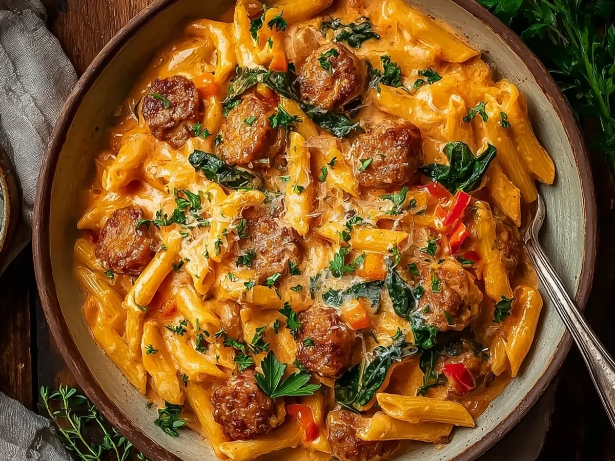Quick Cajun Beef Sausage Pasta: A Flavorful Weeknight Meal - Featured Image