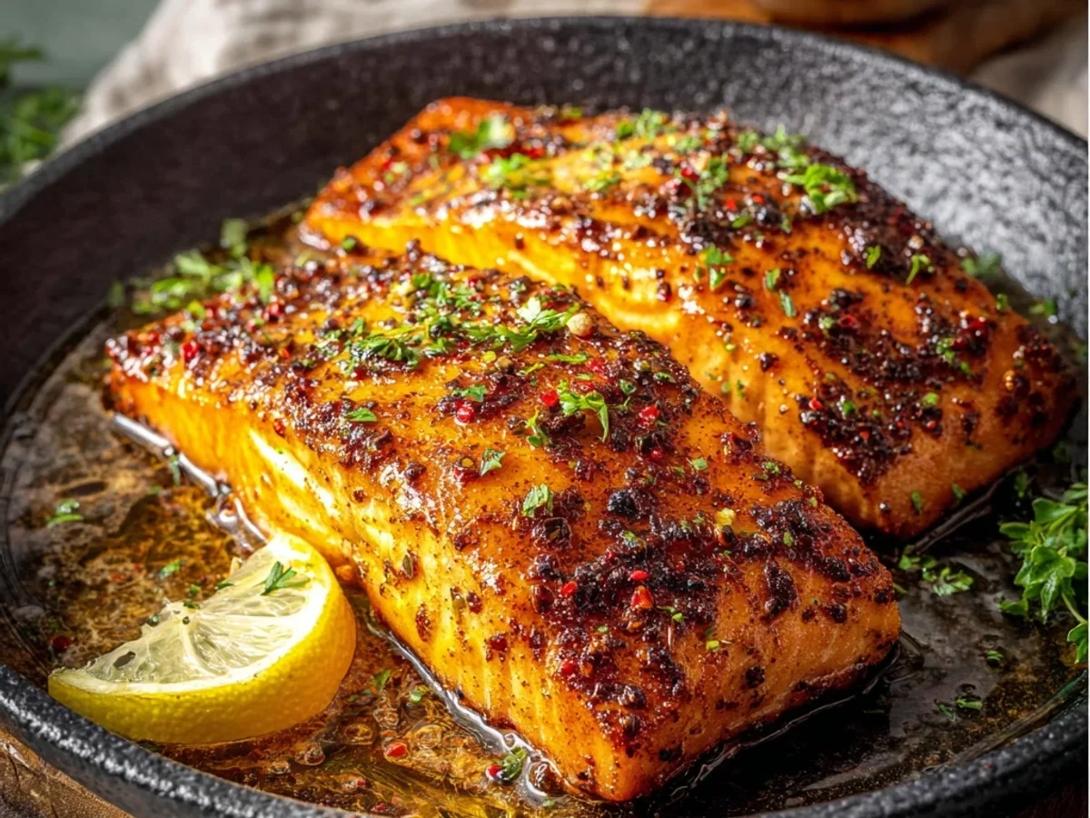 Quick Cajun Honey Butter Salmon with Zesty Kick - Featured Image
