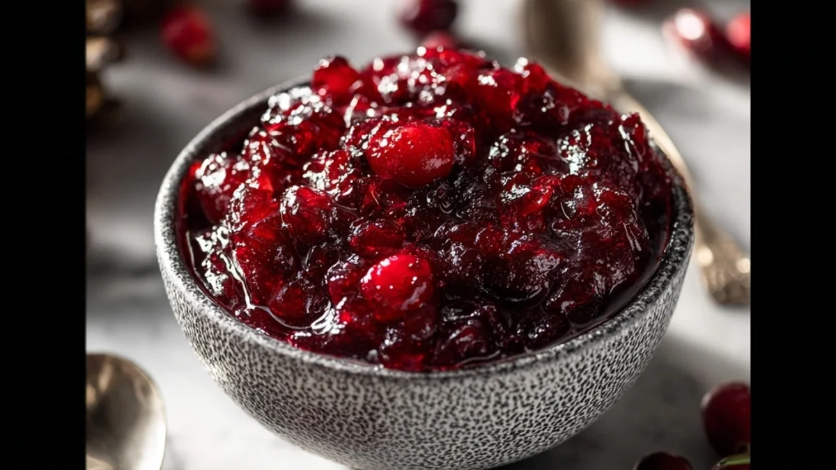 Quick Cranberry Compote: Fresh & Tangy Homemade Taste