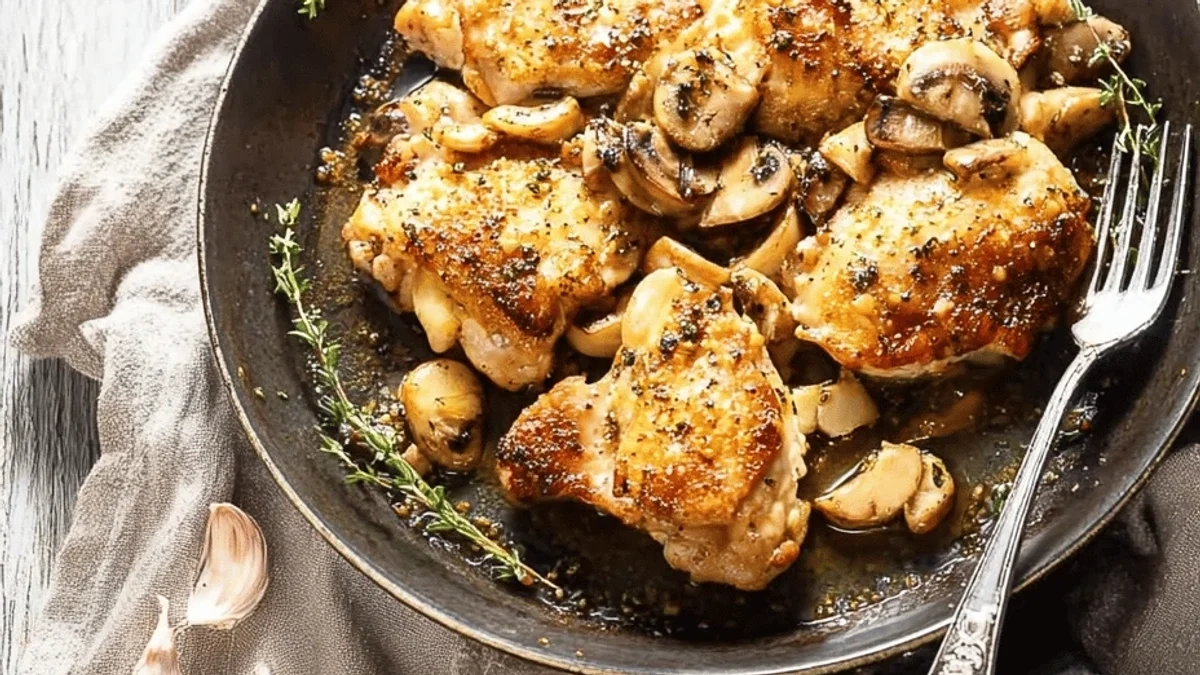 Quick & Easy Garlic Chicken Thighs: Weeknight Win!