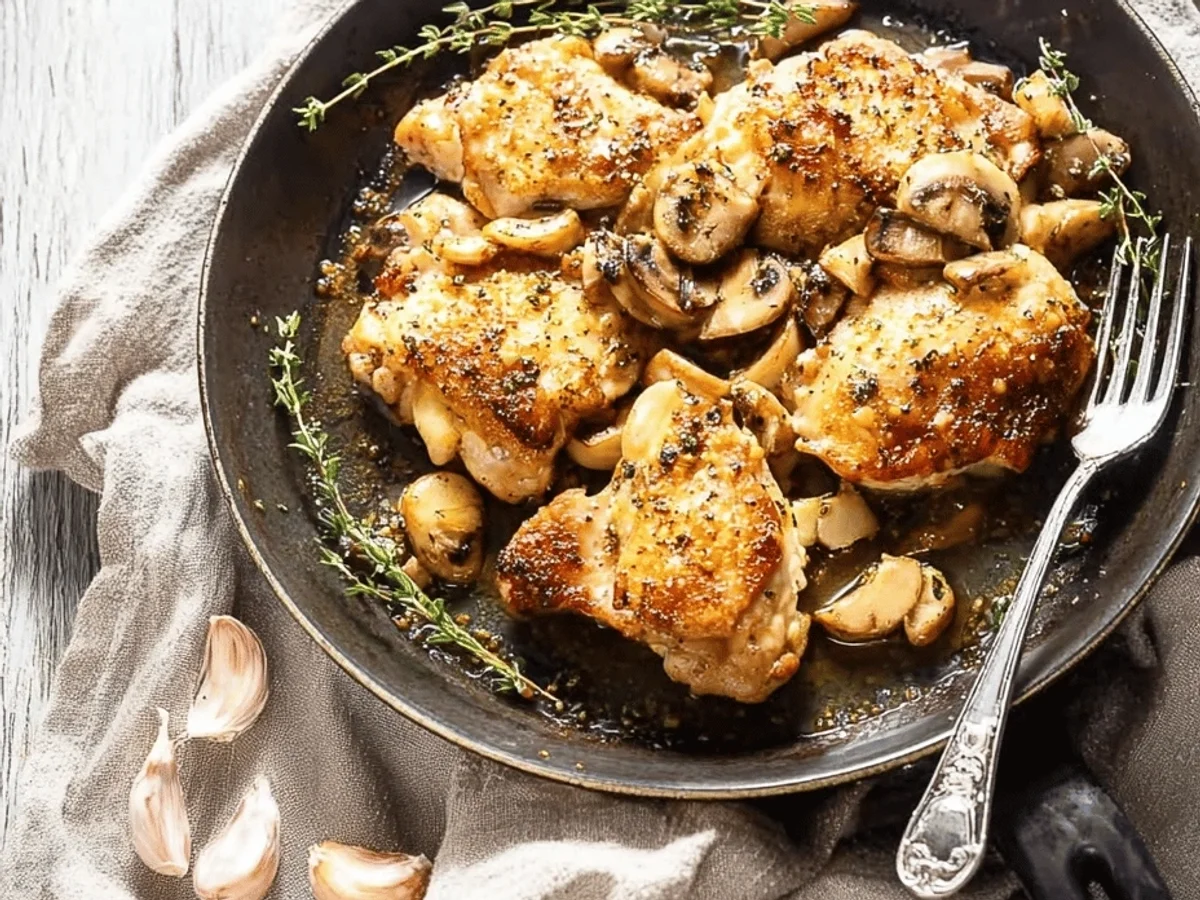 Quick & Easy Garlic Chicken Thighs: Weeknight Win! - Featured Image