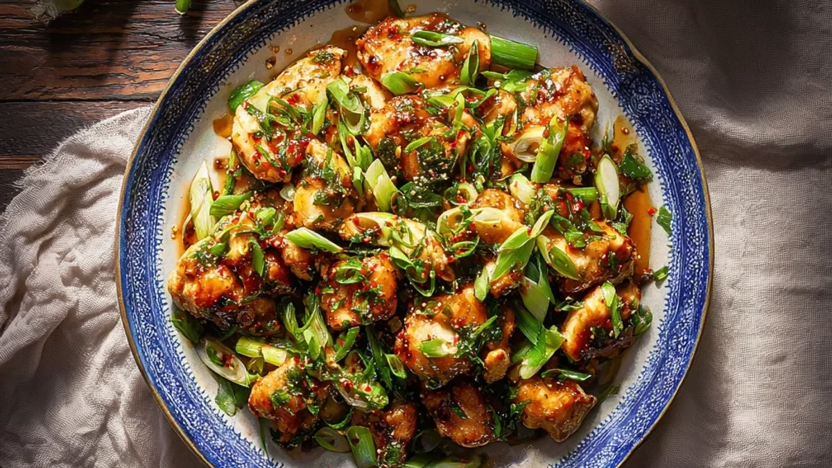 Quick & Easy Scallion Chicken Recipe: A Weeknight Favorite