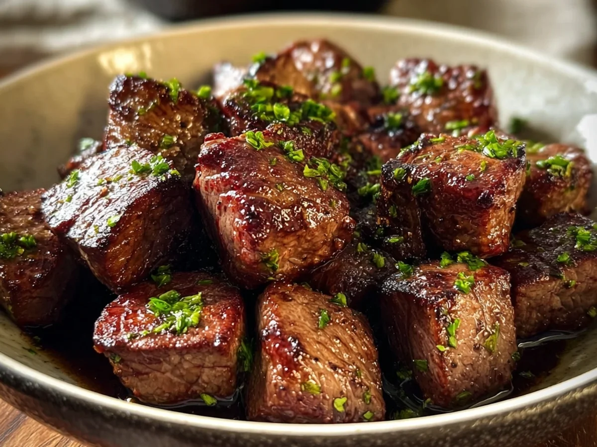 Quick & Flavorful Steak Bites with Stew Meat Dinner - Featured Image